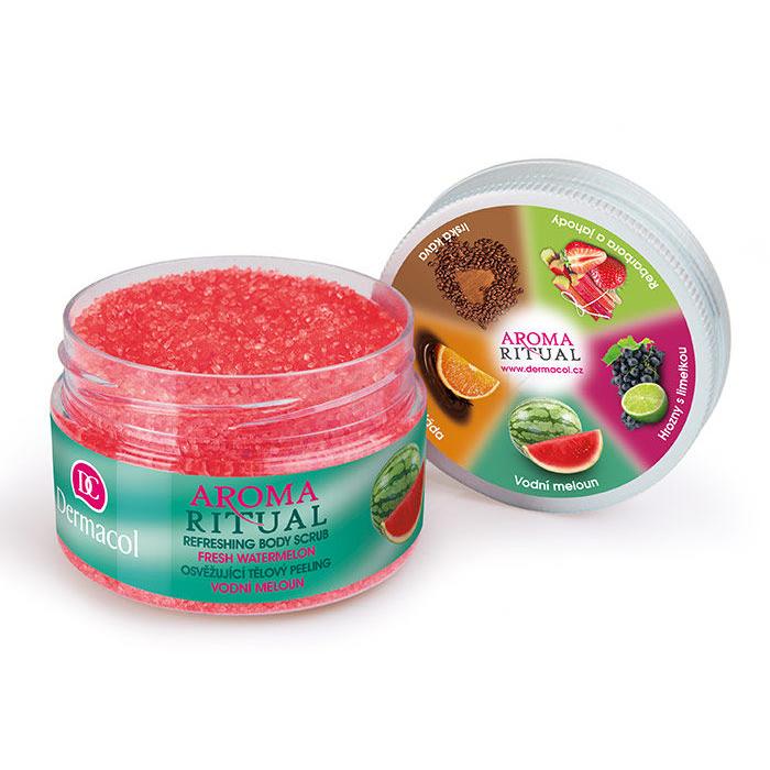 Dermacol Aroma Ritual Fresh Watermelon Telový peeling pre ženy 200 g