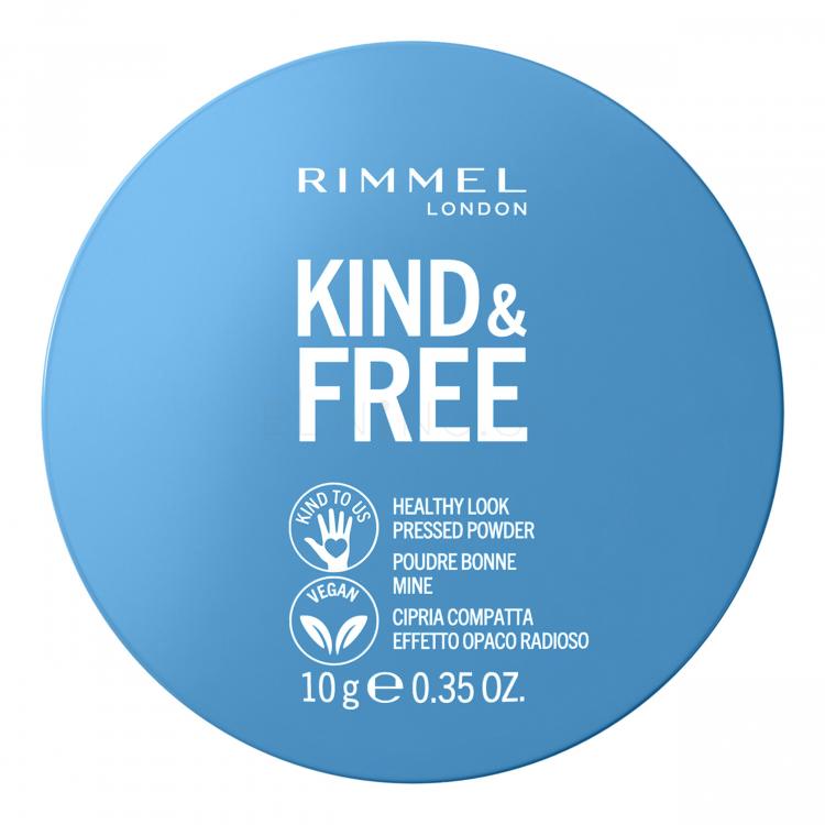 Rimmel London Kind &amp; Free Healthy Look Pressed Powder Púder pre ženy 10 g Odtieň 020 Light