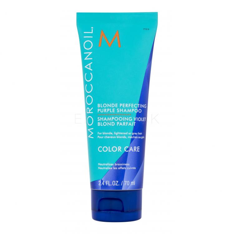 Moroccanoil Color Care Blonde Perfecting Purple Shampoo Šampón pre ženy 70 ml