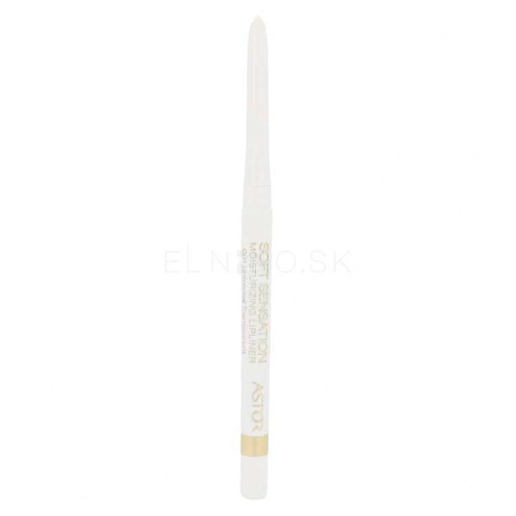 ASTOR Soft Sensation Moisturizing Lipliner Ceruzka na pery pre ženy 4 g Odtieň 001 Universal Transparent