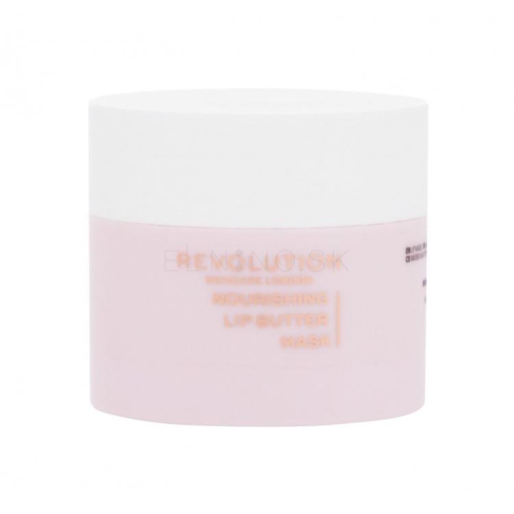 Revolution Skincare Nourishing Lip Butter Mask Balzam na pery pre ženy 10 g Odtieň Cocoa Vanilla