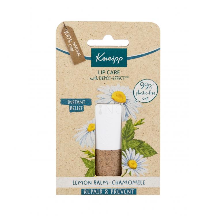 Kneipp Lip Care Lemon Balm &amp; Chamomile Balzam na pery pre ženy 4,7 g