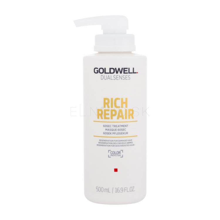 Goldwell Dualsenses Rich Repair 60sec Treatment Maska na vlasy pre ženy 500 ml