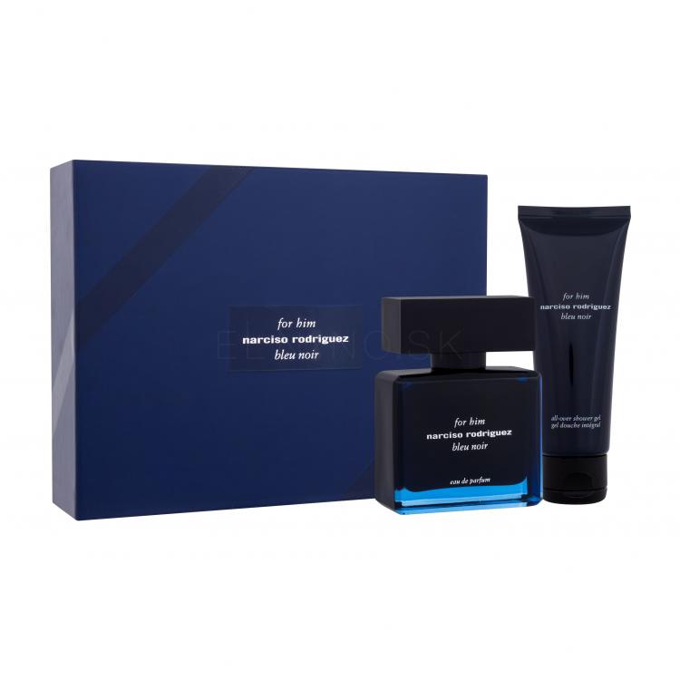 Narciso Rodriguez For Him Bleu Noir Darčeková kazeta parfumovaná voda 50 ml + sprchovací gél 75 ml