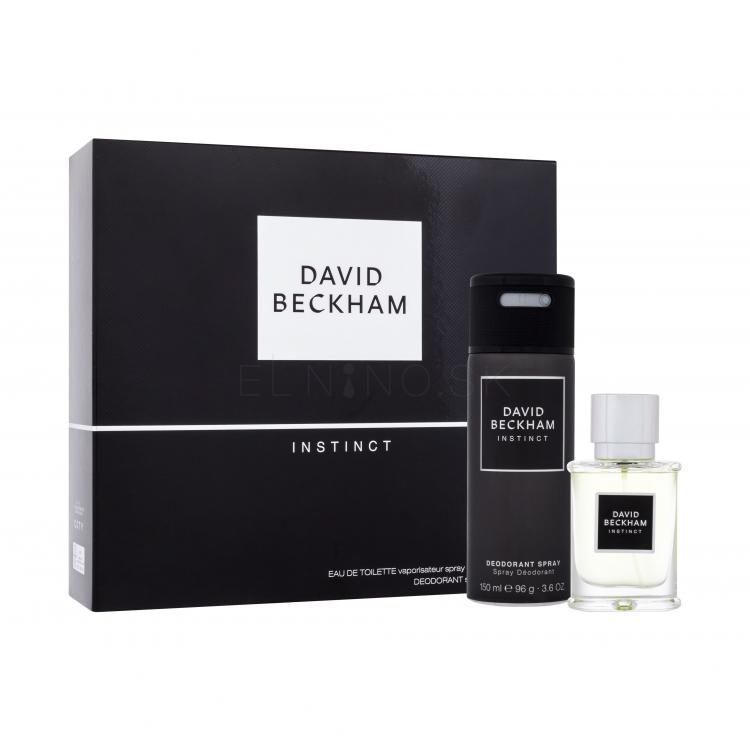 David Beckham Instinct Darčeková kazeta toaletná voda 30 ml + dezodorant 150 ml