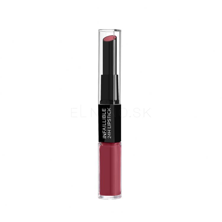 L&#039;Oréal Paris Infaillible 24H Lipstick Rúž pre ženy 5 ml Odtieň 804 Metro-Proof Rose