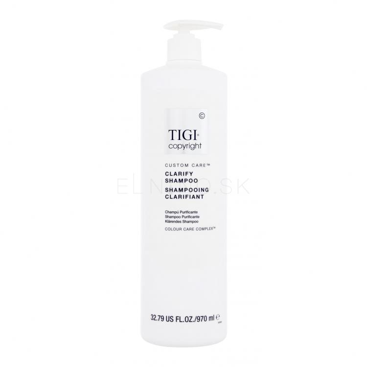 Tigi Copyright Custom Care Clarify Shampoo Šampón pre ženy 970 ml