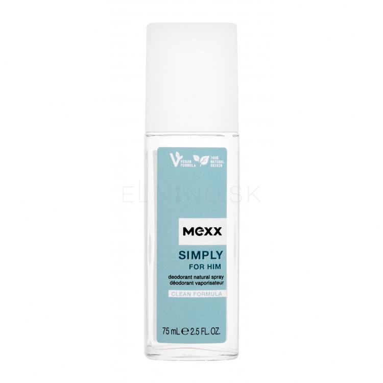 Mexx Simply Dezodorant pre mužov 75 ml
