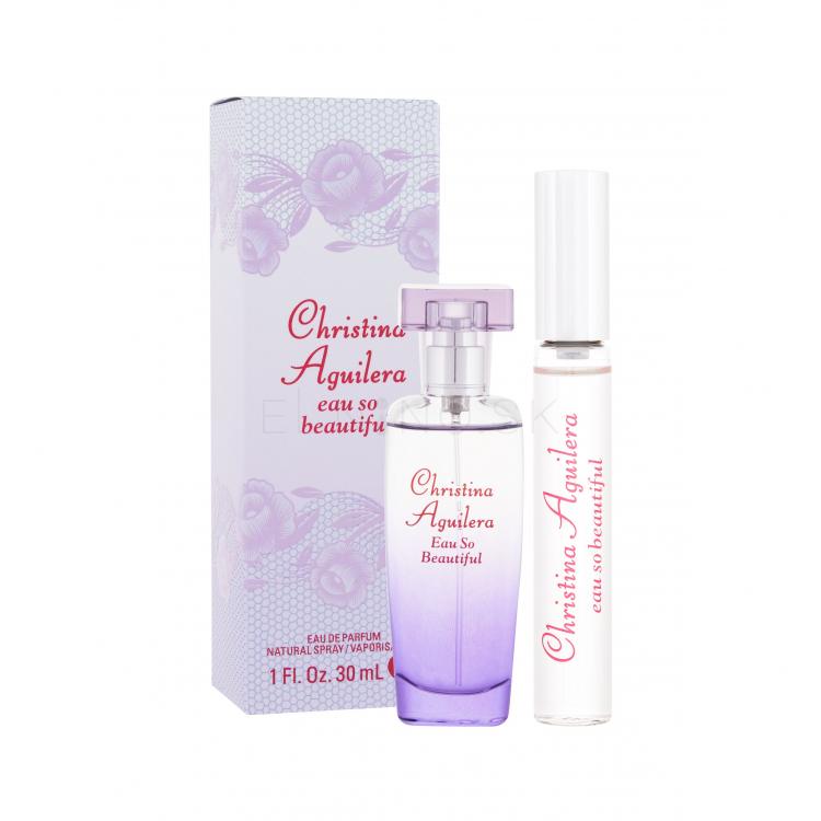Christina Aguilera Eau So Beautiful Darčeková kazeta parfumovaná voda 30 ml + parfumovaná voda 10 ml