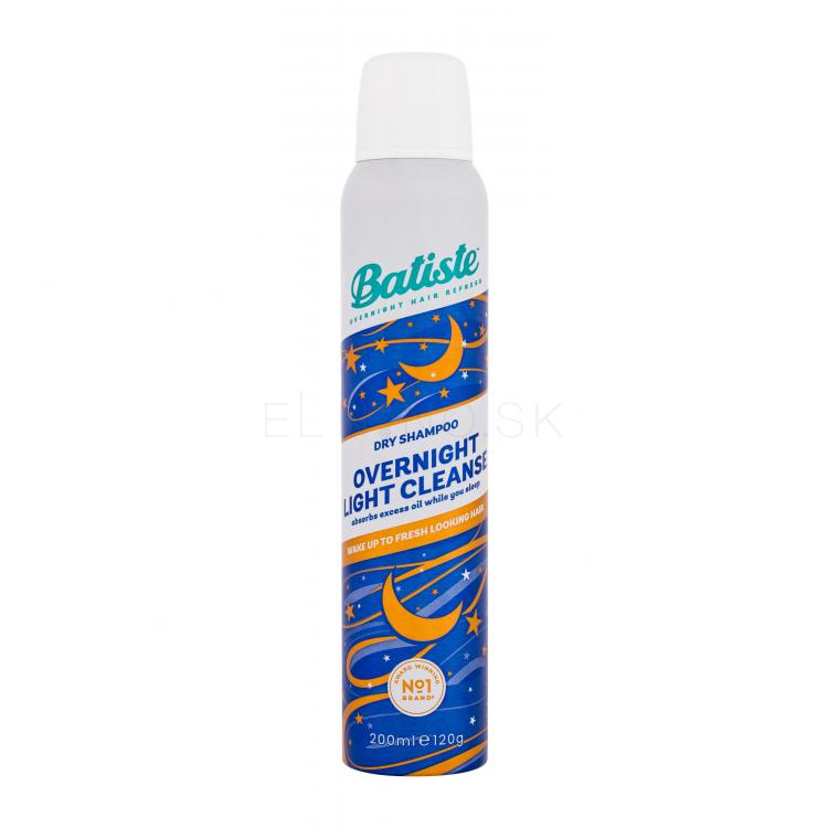 Batiste Overnight Light Cleanse Suchý šampón pre ženy 200 ml