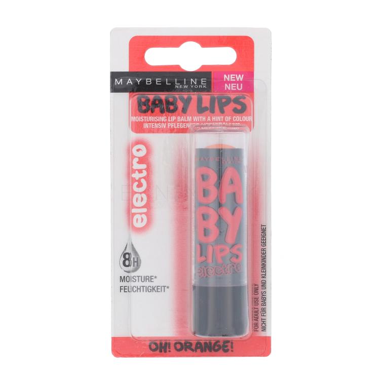 Maybelline Baby Lips Electro Balzam na pery pre ženy 4,4 g Odtieň Oh! Orange!