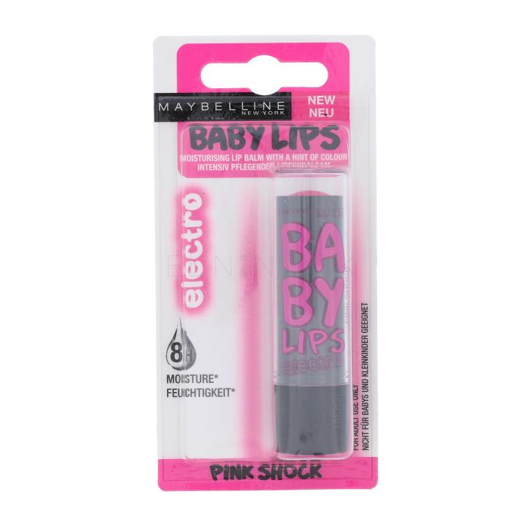 Maybelline Baby Lips Electro Balzam na pery pre ženy 4,4 g Odtieň Pink Shock