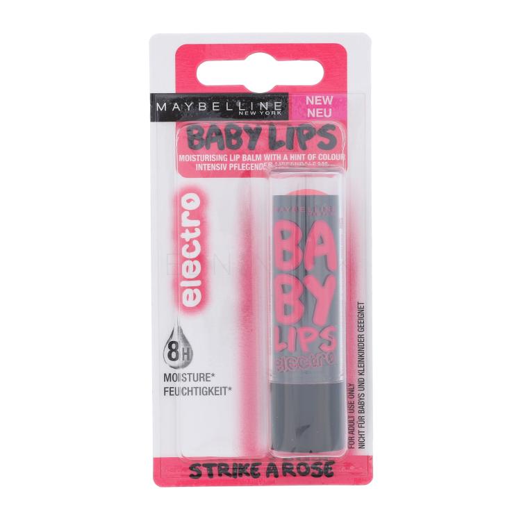 Maybelline Baby Lips Electro Balzam na pery pre ženy 4,4 g Odtieň Strike A Rose