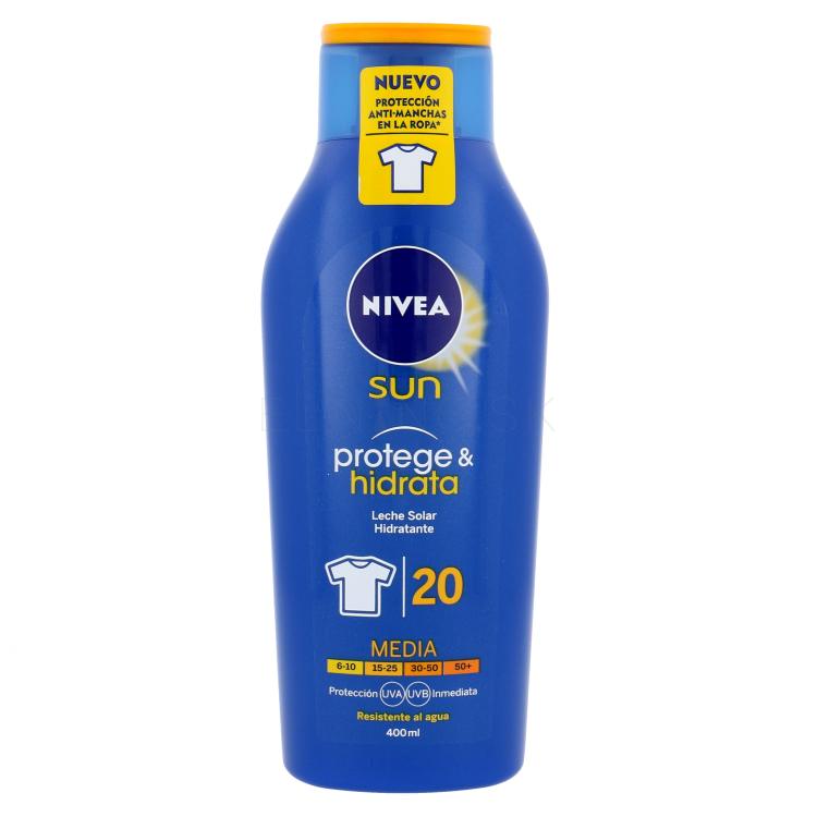 Nivea Sun Protect &amp; Moisture SPF20 Opaľovací prípravok na telo 400 ml