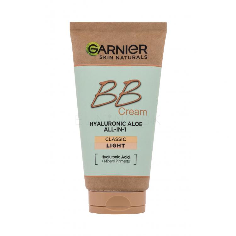 Garnier Skin Naturals BB Cream Hyaluronic Aloe All-In-1 SPF15 BB krém pre ženy 50 ml Odtieň Light