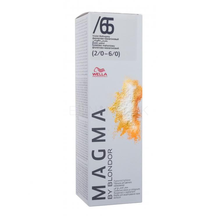 Wella Professionals Magma By Blondor Farba na vlasy pre ženy 120 g Odtieň /65 Violet Mahogany
