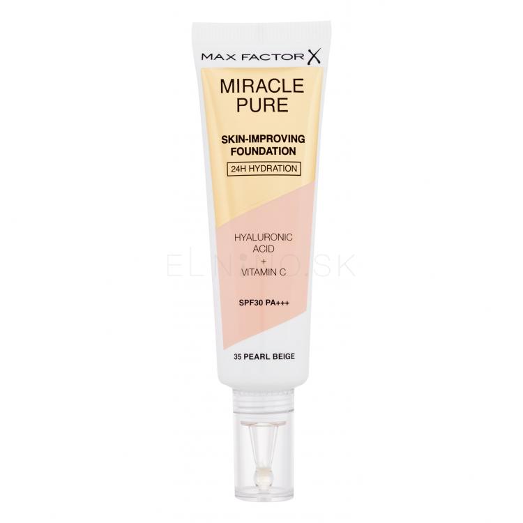 Max Factor Miracle Pure Skin-Improving Foundation SPF30 Make-up pre ženy 30 ml Odtieň 35 Pearl Beige