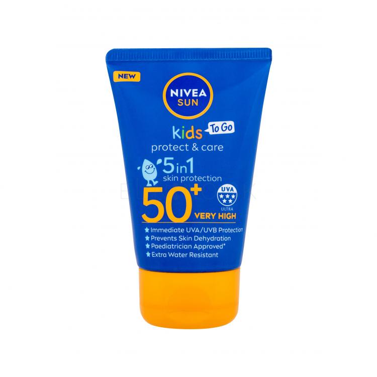 Nivea Sun Kids Protect &amp; Care Sun Lotion 5 in 1 SPF50+ Opaľovací prípravok na telo pre deti 50 ml