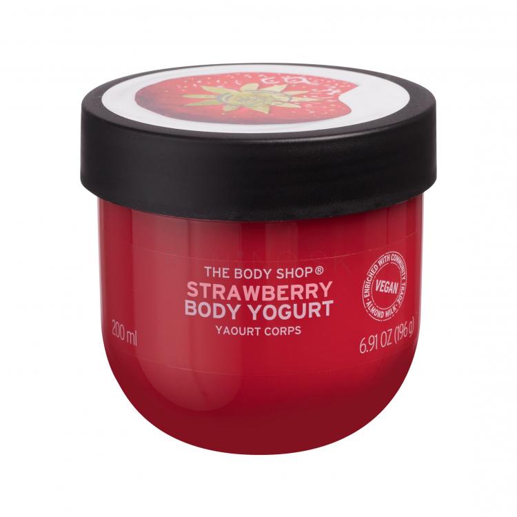 The Body Shop Strawberry Body Yogurt Telový krém pre ženy 200 ml