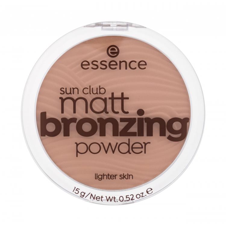 Essence Sun Club Matt Bronzing Powder Bronzer pre ženy 15 g Odtieň 01