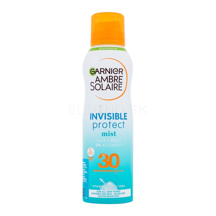Garnier Ambre Solaire Invisible Protect Refresh SPF30 Opaľovací prípravok na telo 200 ml