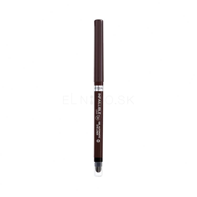 L&#039;Oréal Paris Infaillible Grip 36H Gel Automatic Eye Liner Ceruzka na oči pre ženy 1,2 g Odtieň 004 Brown Denim