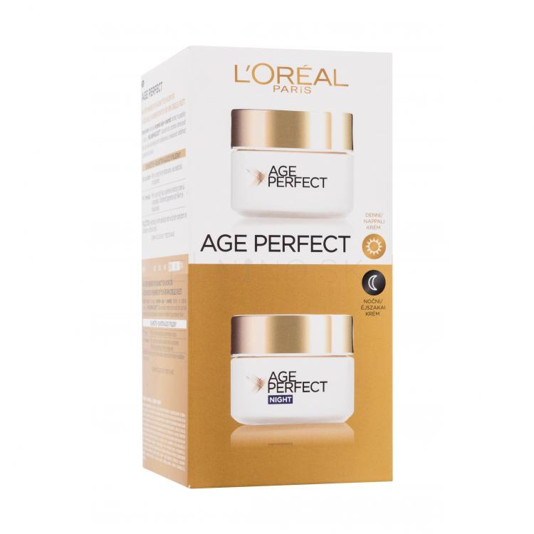 L&#039;Oréal Paris Age Perfect Darčeková kazeta denný pleťový krém Age Perfect 50 ml + nočný pleťový krém Age Perfect 50 ml