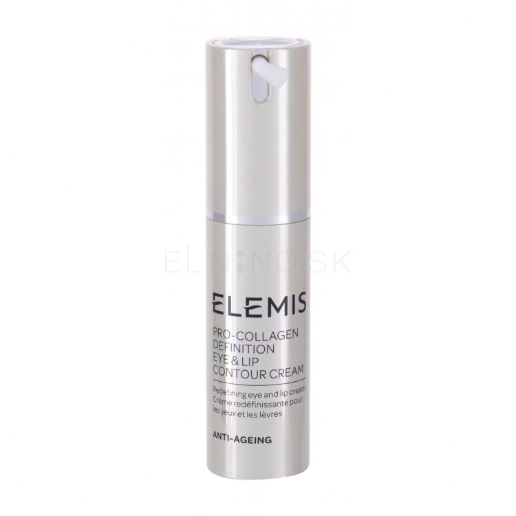 Elemis Pro-Collagen Definition Eye &amp; Lip Contour Očný krém pre ženy 15 ml tester