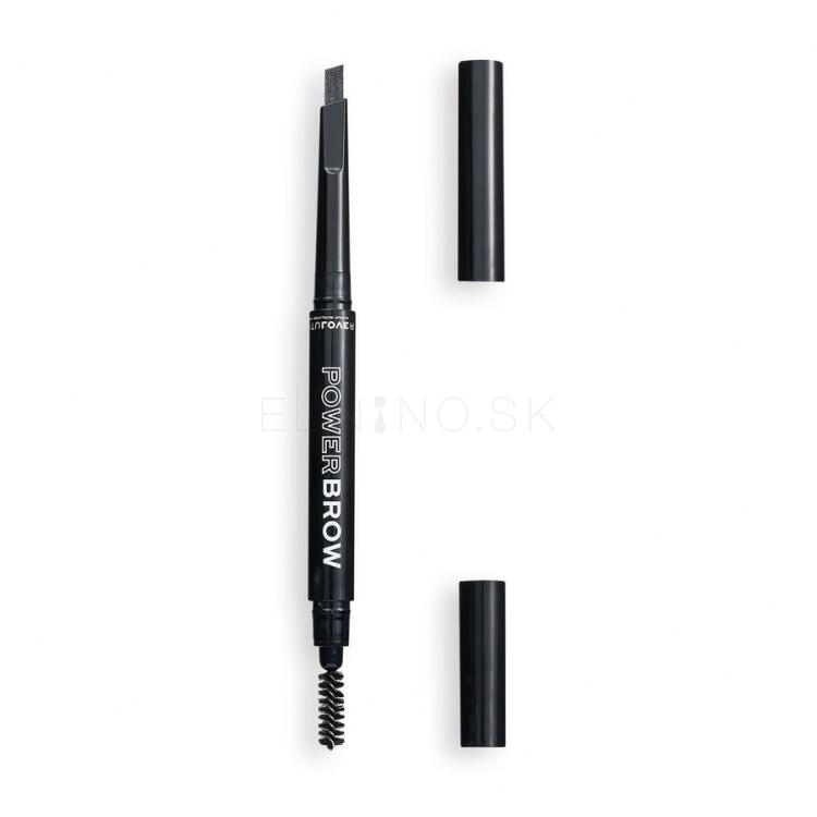 Revolution Relove Power Brow Ceruzka na obočie pre ženy 0,3 g Odtieň Granite