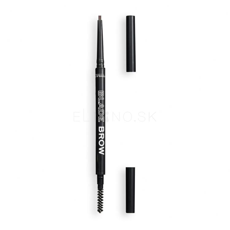 Revolution Relove Blade Brow Ceruzka na obočie pre ženy 0,1 g Odtieň Dark Brown
