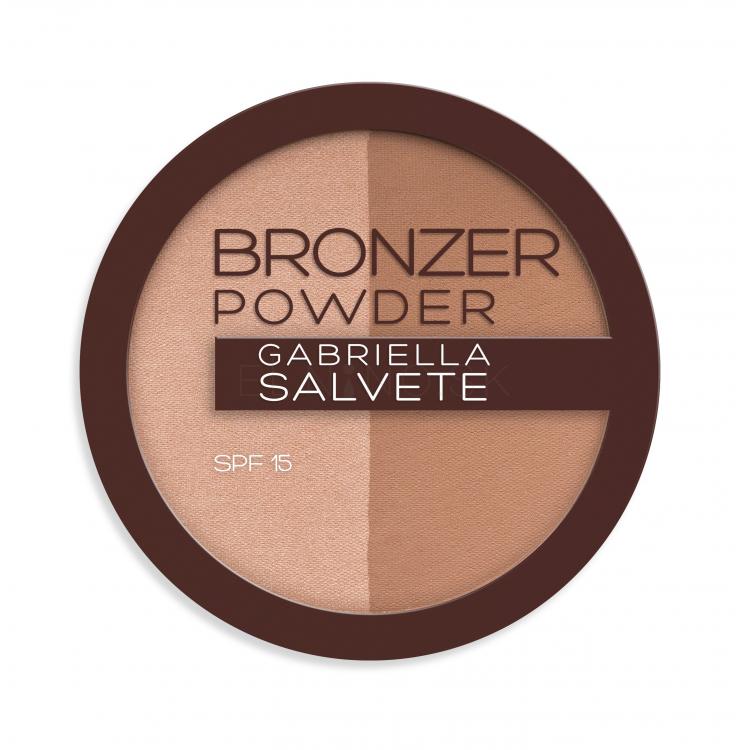 Gabriella Salvete Sunkissed Bronzer Powder Duo SPF15 Bronzer pre ženy 9 g