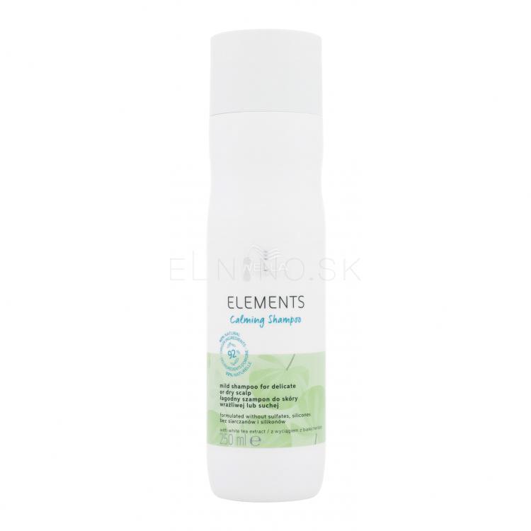 Wella Professionals Elements Calming Shampoo Šampón pre ženy 250 ml