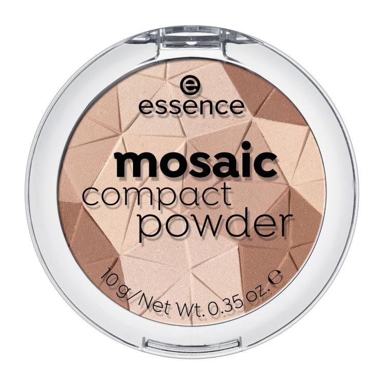 Essence Mosaic Compact Powder Púder pre ženy 10 g Odtieň 01 Sunkissed Beauty