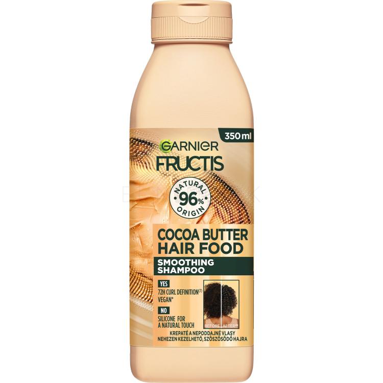 Garnier Fructis Hair Food Cocoa Butter Smoothing Shampoo Šampón pre ženy 350 ml