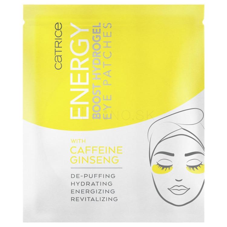 Catrice Energy Boost Hydrogel Eye Patches Maska na oči pre ženy 1 ks