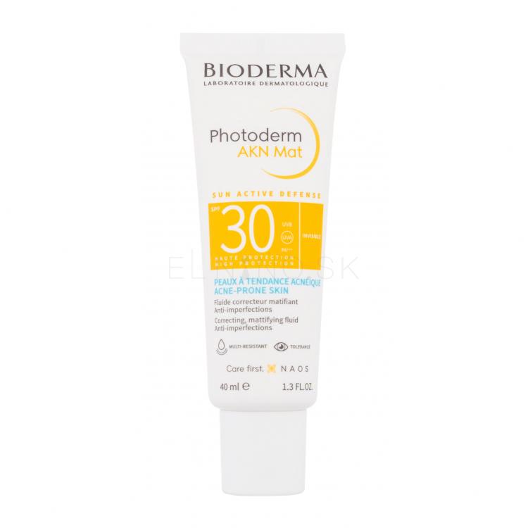 BIODERMA Photoderm AKN Matifying Fluid SPF30 Denný pleťový krém 40 ml
