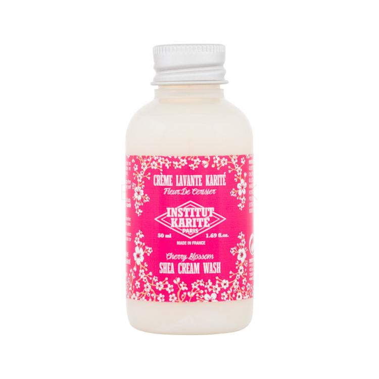 Institut Karité Shea Cream Wash Cherry Blossom Sprchovací krém pre ženy 50 ml