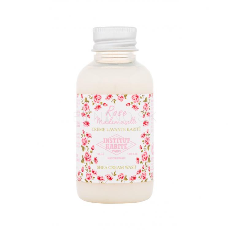 Institut Karité Shea Cream Wash Rose Mademoiselle Sprchovací krém pre ženy 50 ml