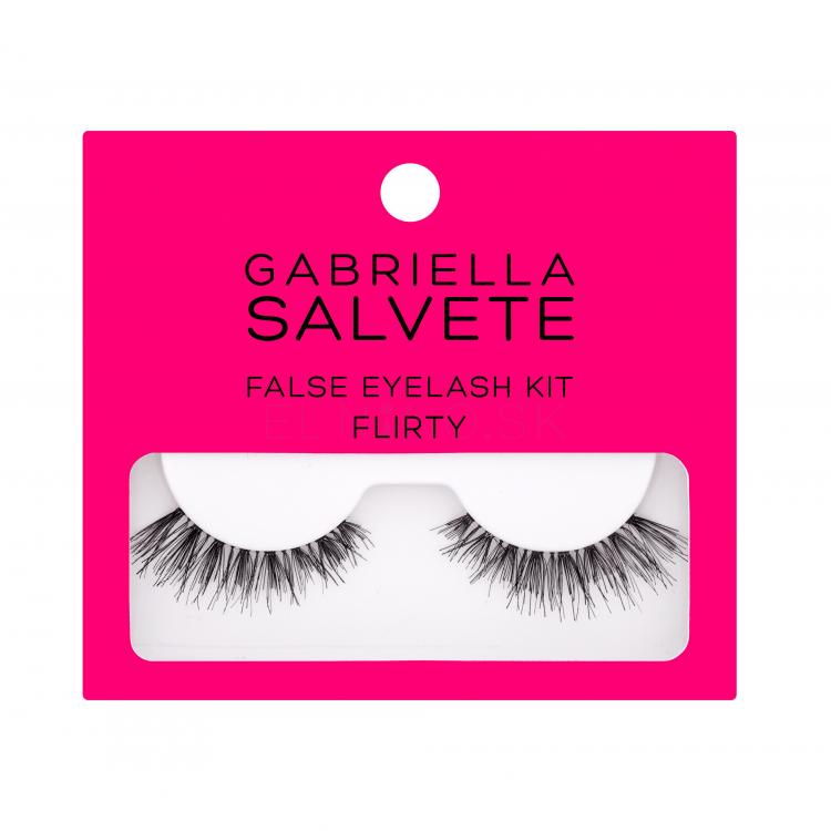 Gabriella Salvete False Eyelash Kit Flirty Umelé mihalnice pre ženy Set