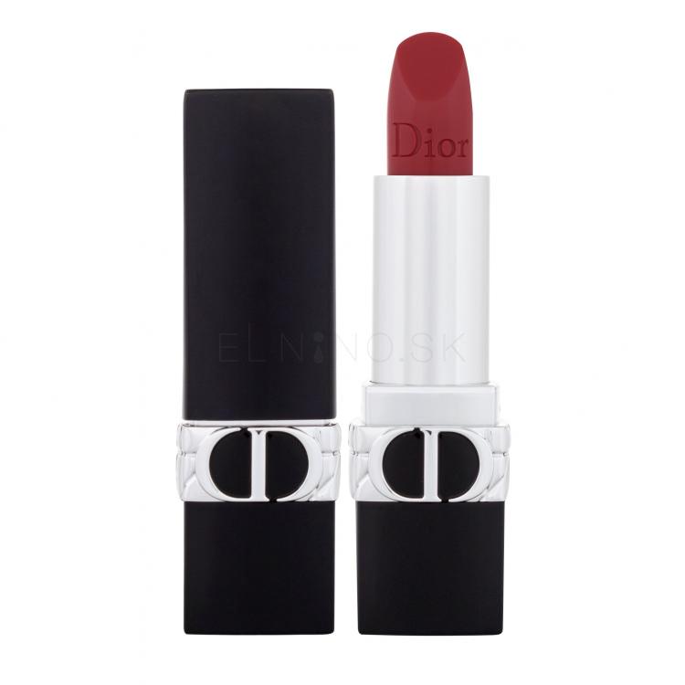 Christian Dior Rouge Dior Floral Care Lip Balm Natural Couture Colour Balzam na pery pre ženy Naplniteľný 3,5 g Odtieň 999 Satin