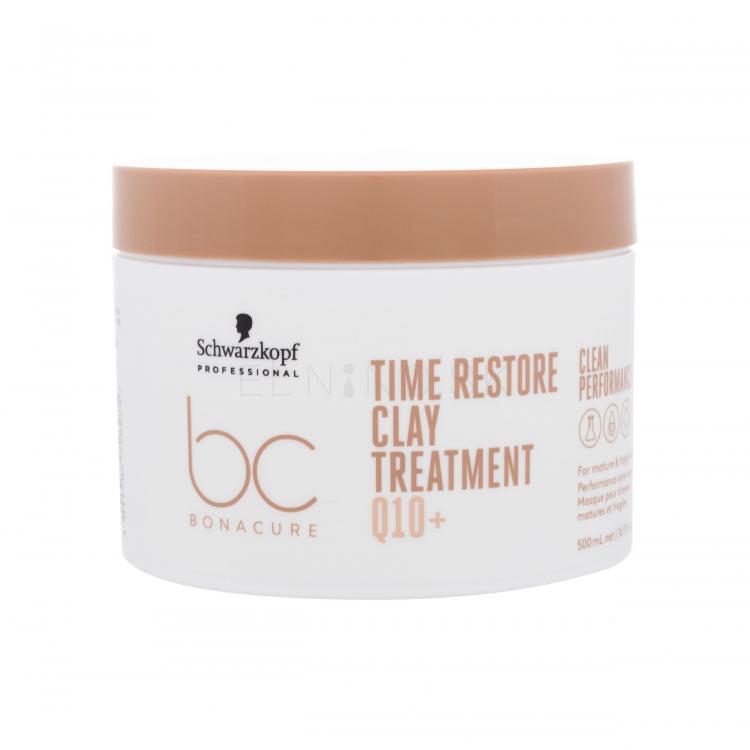 Schwarzkopf Professional BC Bonacure Time Restore Q10 Clay Treatment Maska na vlasy pre ženy 500 ml