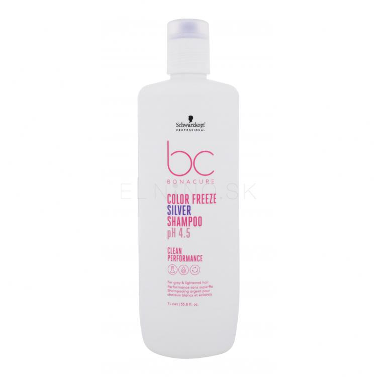 Schwarzkopf Professional BC Bonacure Color Freeze pH 4.5 Shampoo Silver Šampón pre ženy 1000 ml