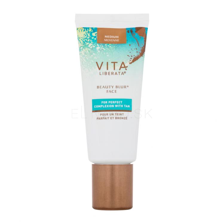 Vita Liberata Beauty Blur Face For Perfect Complexion With Tan Podklad pod make-up pre ženy 30 ml Odtieň Medium