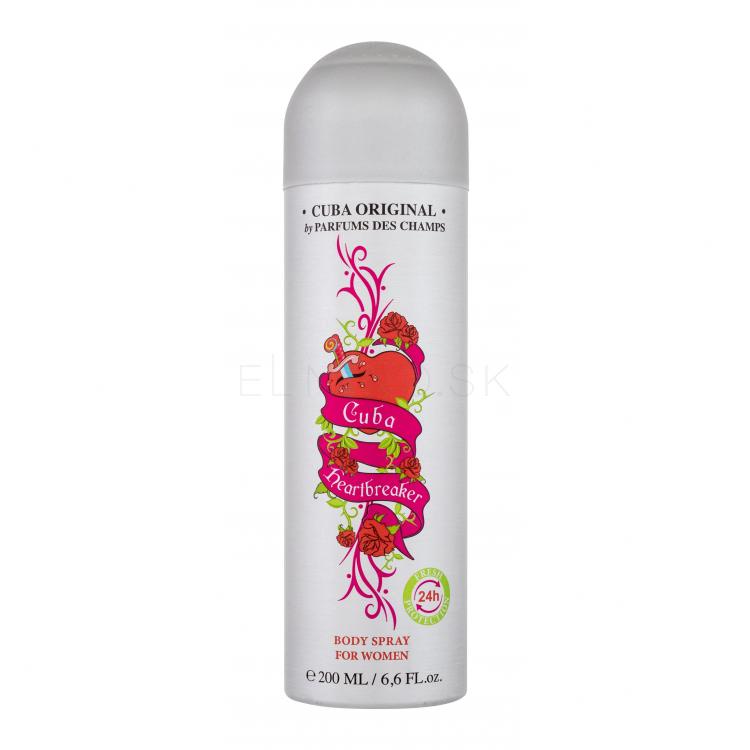 Cuba Heartbreaker Dezodorant pre ženy 200 ml
