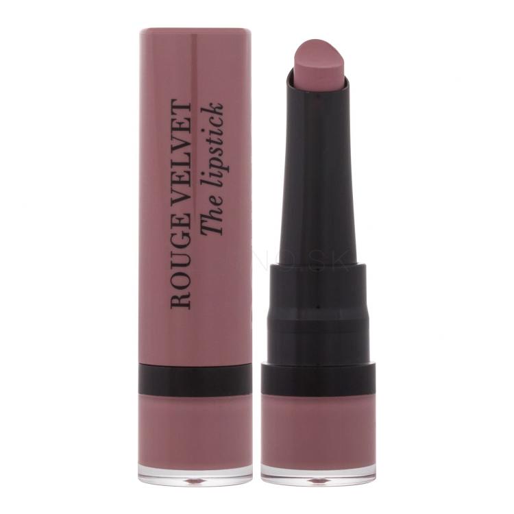 BOURJOIS Paris Rouge Velvet The Lipstick Rúž pre ženy 2,4 g Odtieň 32 Choupi´nk