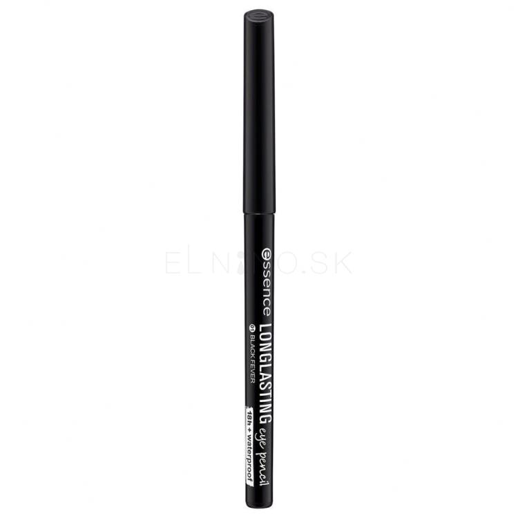 Essence Longlasting Eye Pencil Ceruzka na oči pre ženy 0,28 g Odtieň 01 Black Fever
