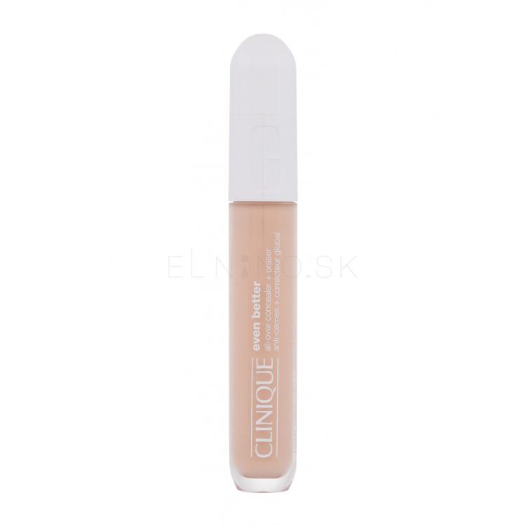 Clinique Even Better All-Over Concealer + Eraser Korektor pre ženy 6 ml Odtieň CN 10 Alabaster