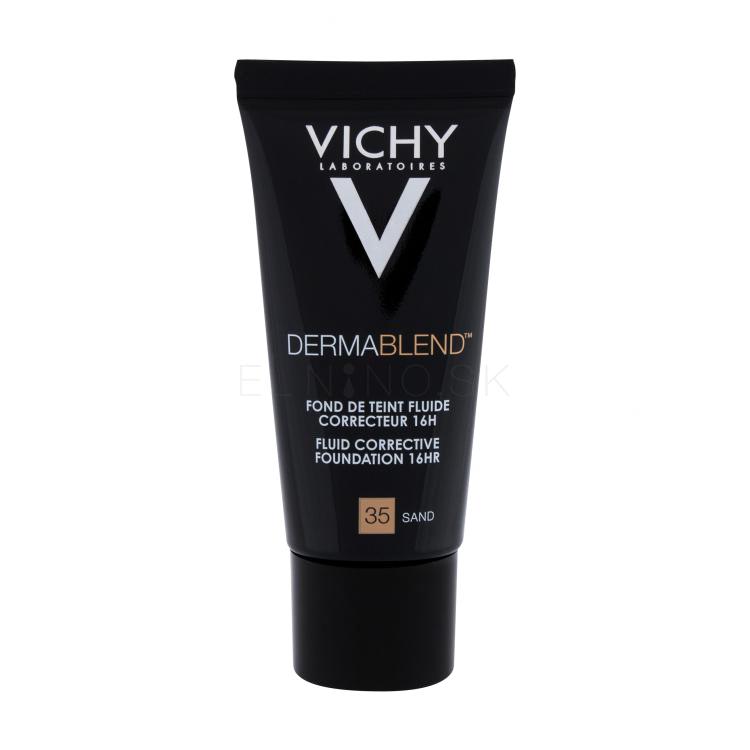 Vichy Dermablend™ Fluid Corrective Foundation SPF35 Make-up pre ženy 30 ml Odtieň 35 Sand poškodená krabička