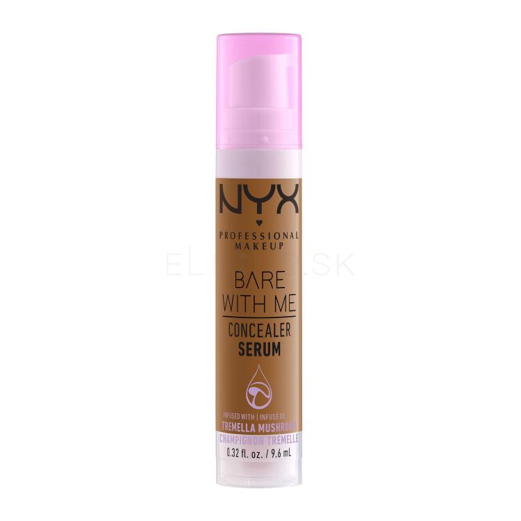 NYX Professional Makeup Bare With Me Serum Concealer Korektor pre ženy 9,6 ml Odtieň 10 Camel
