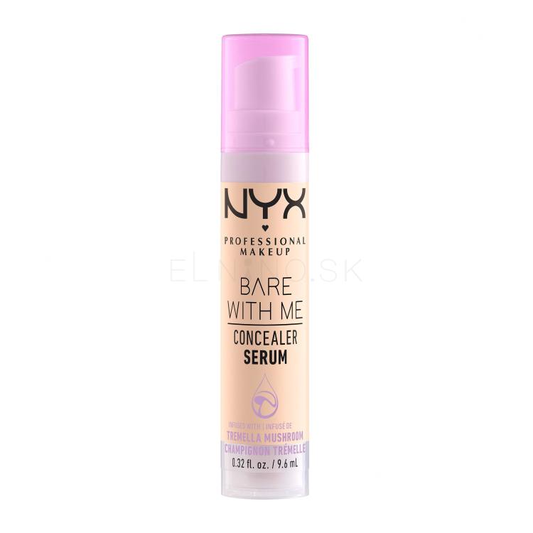 NYX Professional Makeup Bare With Me Serum Concealer Korektor pre ženy 9,6 ml Odtieň 01 Fair